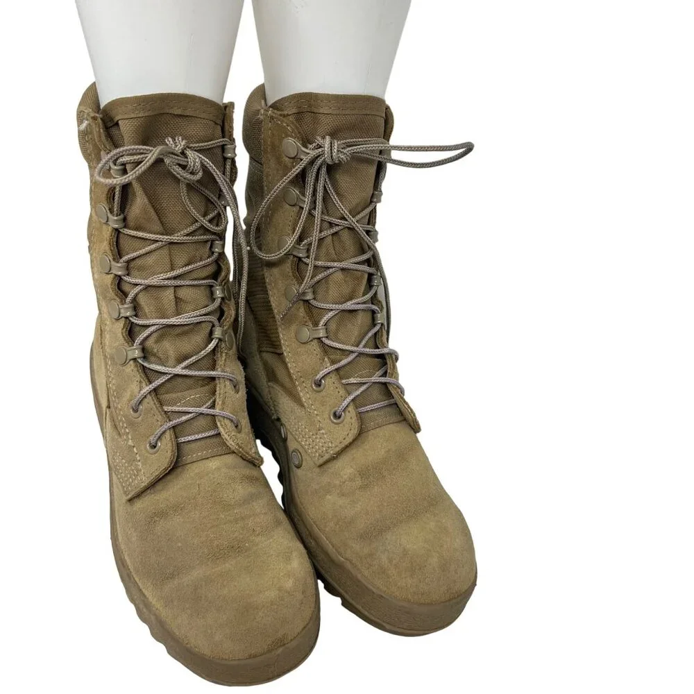 McRae Men 8188 Coyote Vibram Ripple Sole Hot Weather Combat Boot Size 6.5 R  EXC